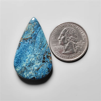 Azurite Shattuckite Cabochon