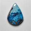 Azurite Shattuckite Cabochon