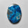 Azurite Shattuckite Cabochon
