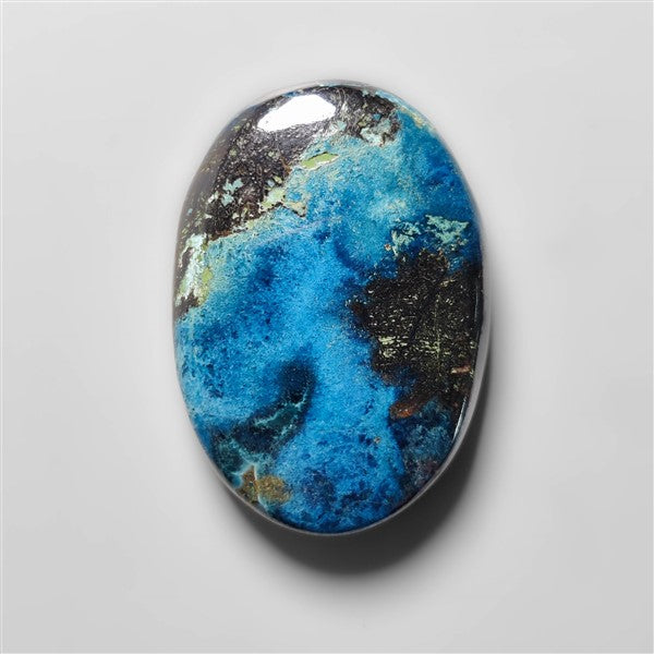 Azurite Shattuckite Cabochon