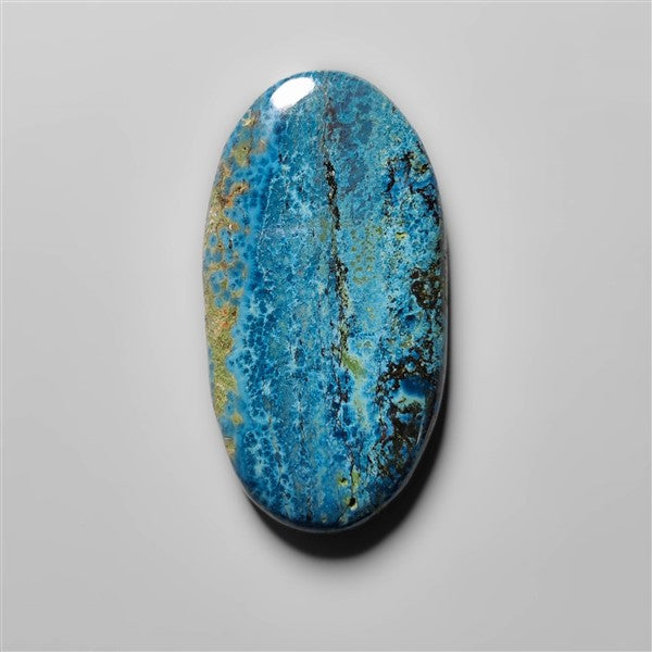 Azurite Shattuckite Cabochon