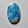 Azurite Shattuckite Cabochon