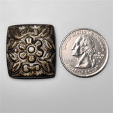 Goldsheen Obsidian Mughal Carving