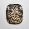 Goldsheen Obsidian Mughal Carving