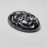Goldsheen Obsidian Mughal Carving