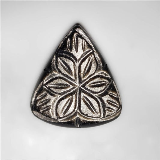 Goldsheen Obsidian Mughal Carving