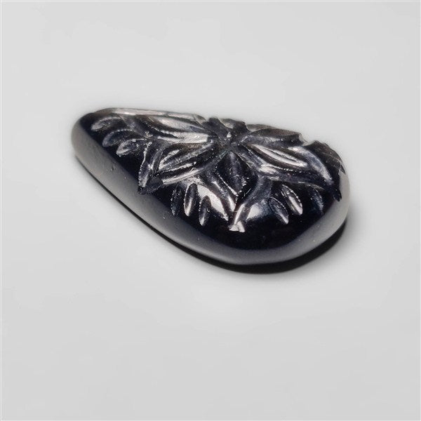 Goldsheen Obsidian Mughal Carving