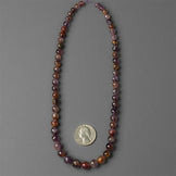 Amethyst|Beads Lines|Cacoxenite