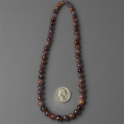 Amethyst|Beads Lines|Cacoxenite