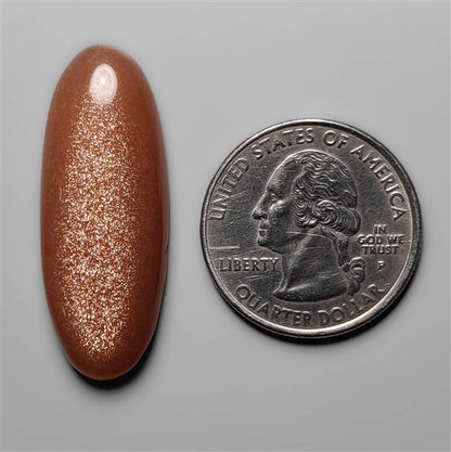 Peach Moonstone with Sunstone Inclusions