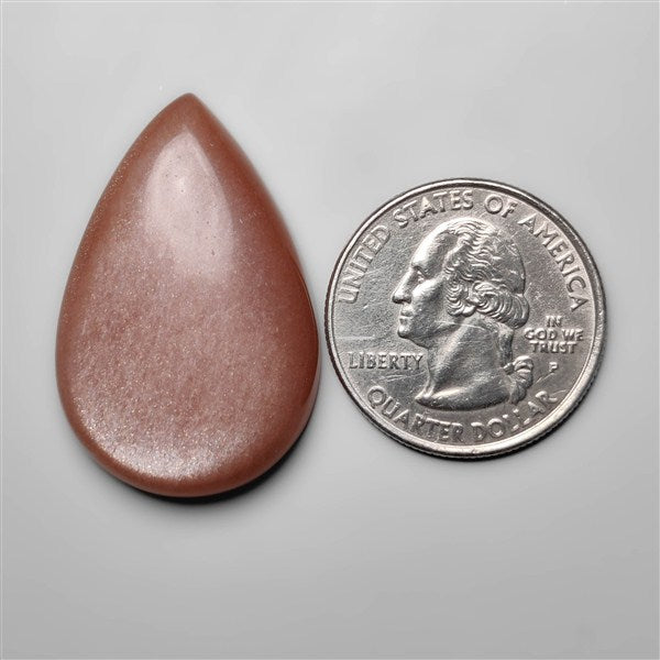 Peach Moonstone with Sunstone Inclusions