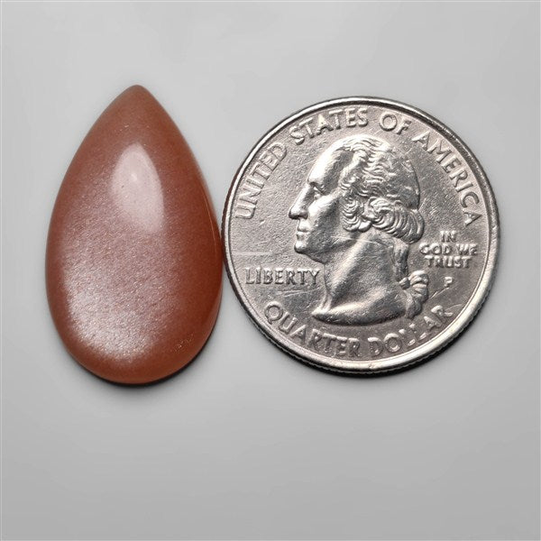 Peach Moonstone with Sunstone Inclusions