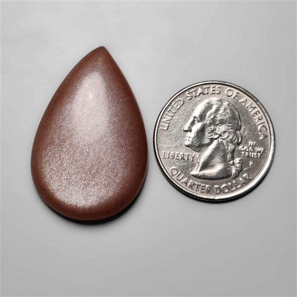 Peach Moonstone with Sunstone Inclusions