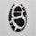 Black Septarian Fossil