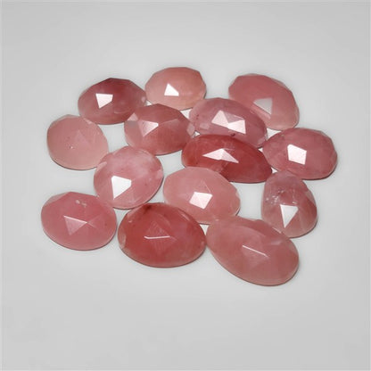 Rose Cut Guava Quartz Lot
