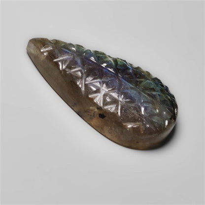 Labradorite Mughal Carving