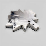Dendritic Opal Maple Leaf Carving