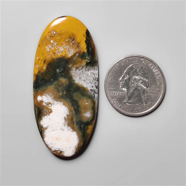 Ocean Jasper with a Quartz Cavity