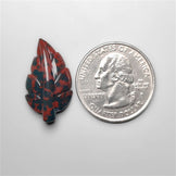Bloodstone Leaf Carving