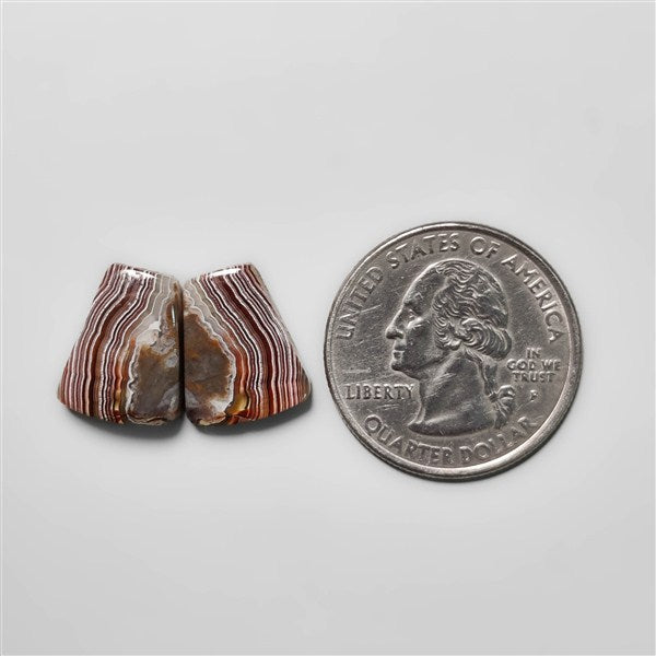 Crazy Lace Agate Pair