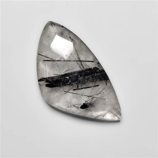 Rose Cut Black Tourmalinated Quartz