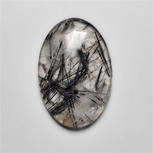 Rose Cut Black Tourmalinated Quartz