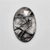 Rose Cut Black Tourmalinated Quartz