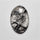 Rose Cut Black Tourmalinated Quartz