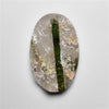 Raw Face Green Tourmaline In Quartz