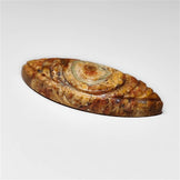 Indonesian Palmroot Agate Evil Eye Carving