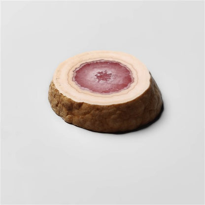 Rare Rhodochrosite Stalactite Slice