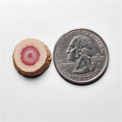 Rare Rhodochrosite Stalactite Slice