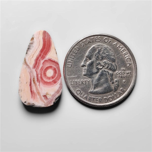 Rare Rhodochrosite Stalactite Slice