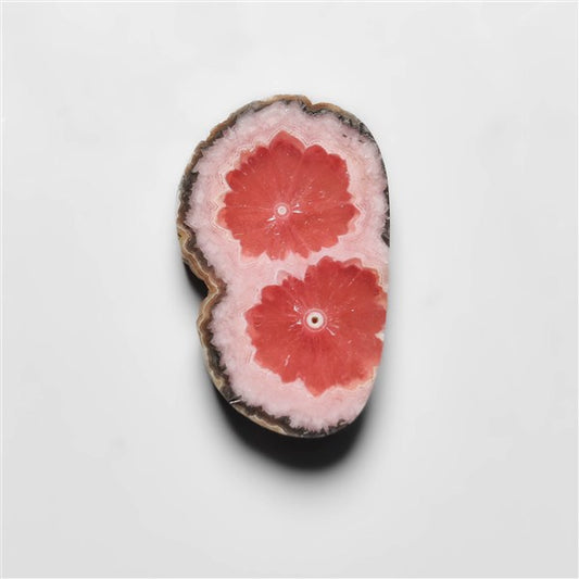 Rare Rhodochrosite Stalactite Slice