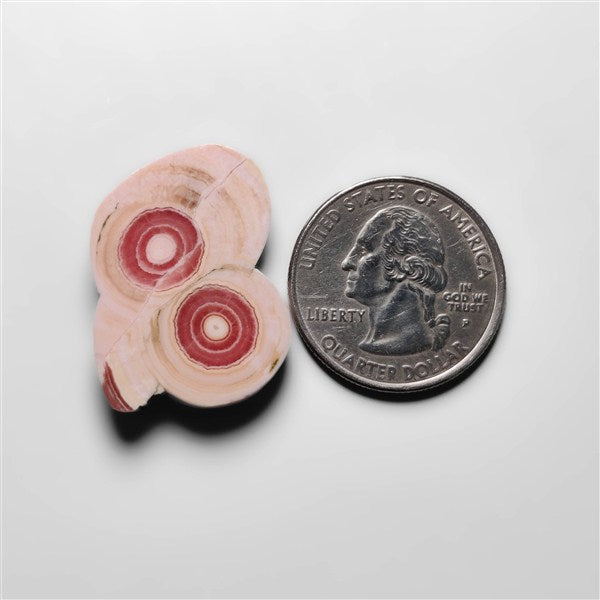 Rare Rhodochrosite Stalactite Slice