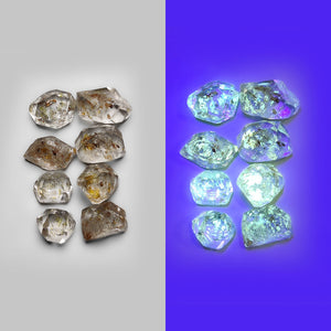 Petroleum Herkimer Diamond Crystals Lot
