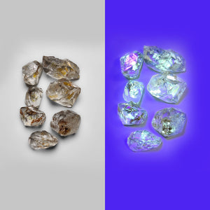 Petroleum Herkimer Diamond Crystals Lot