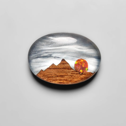 Aurora Opals|Mother Of Pearl|Maple Wood