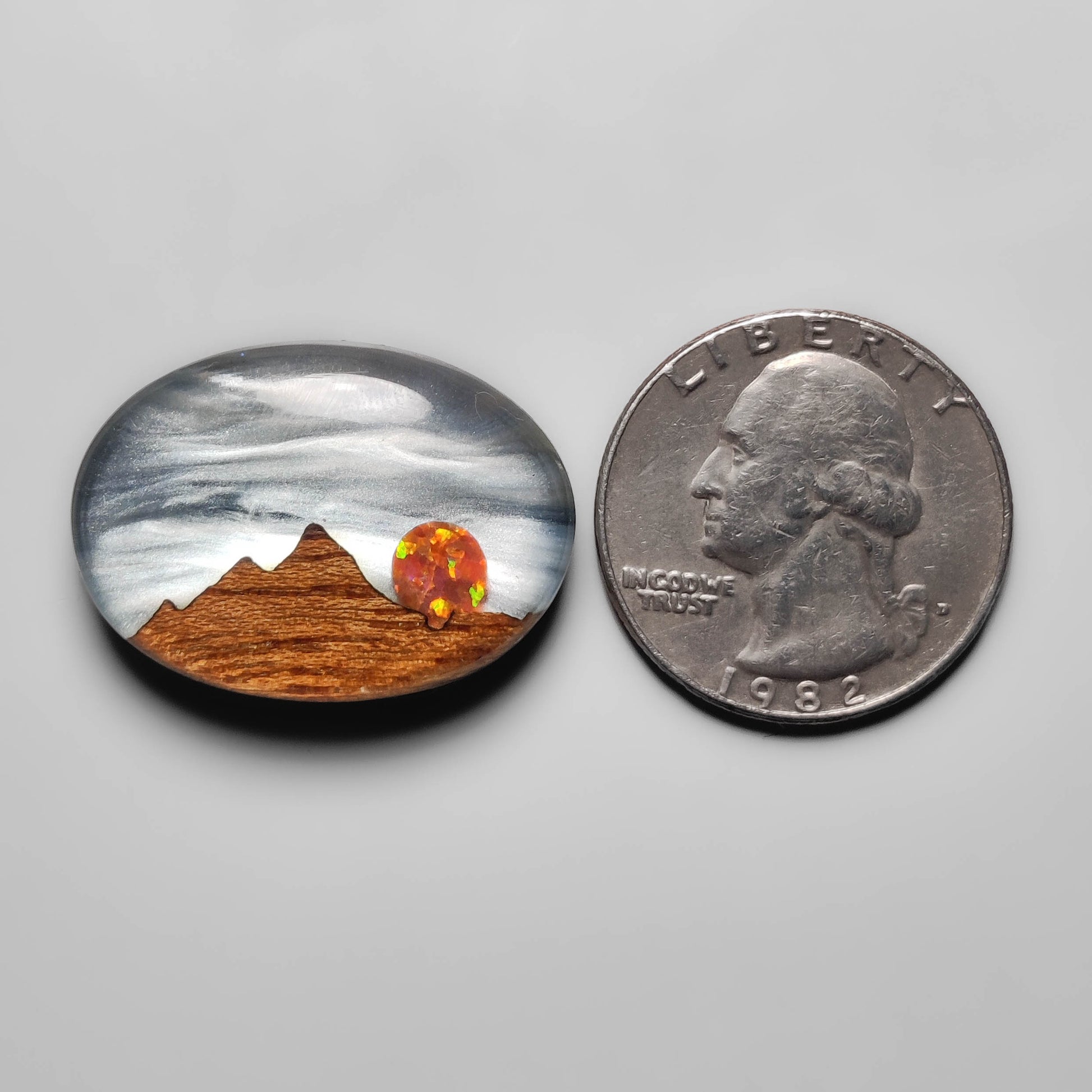Aurora Opals|Mother Of Pearl|Maple Wood