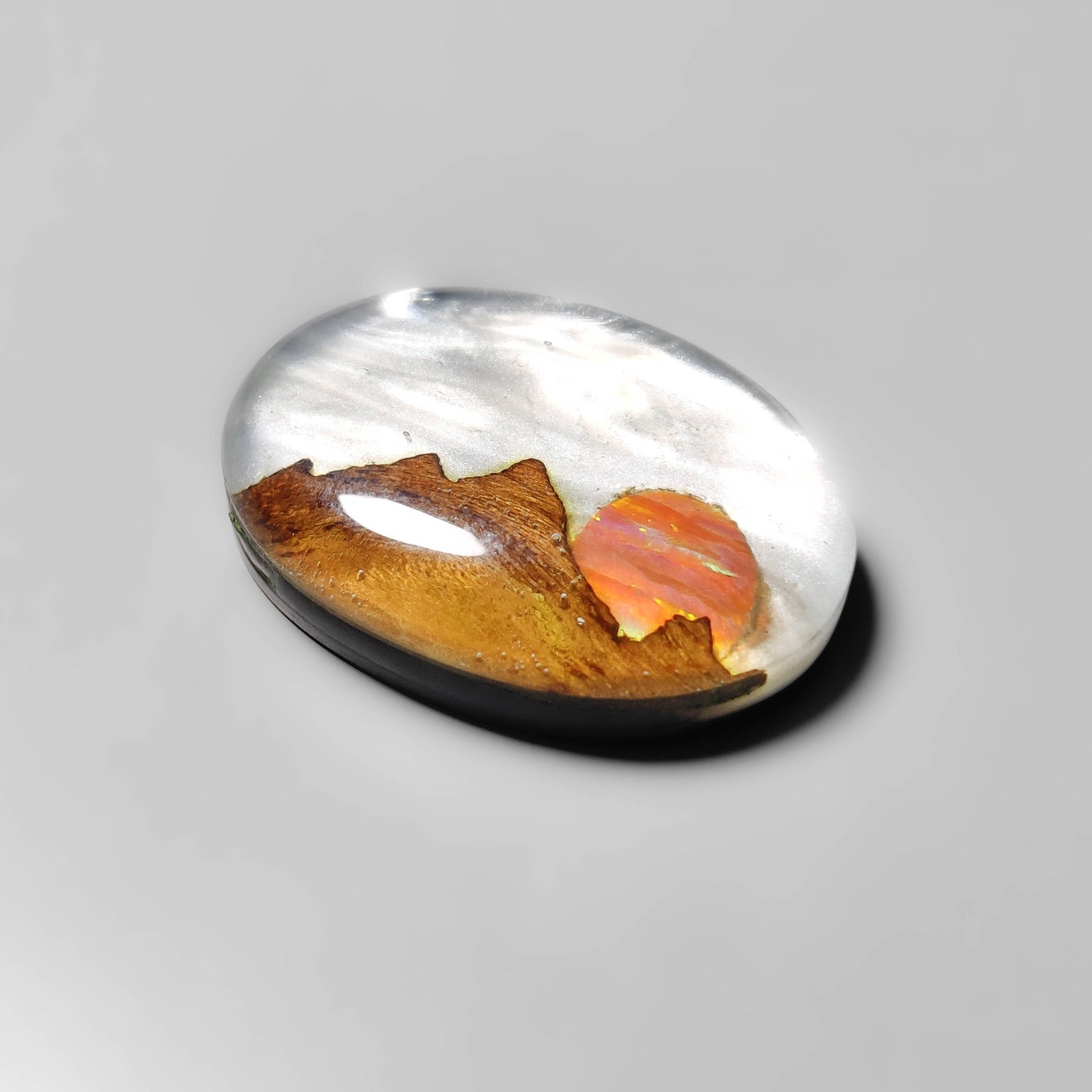 Aurora Opals|Mother Of Pearl|Maple Wood