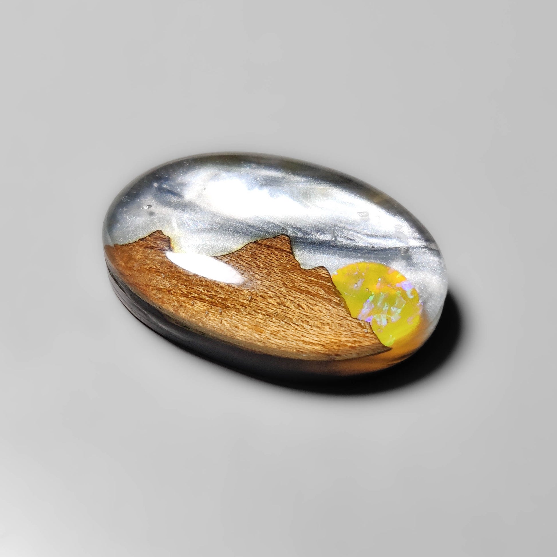 Aurora Opals|Mother Of Pearl|Maple Wood
