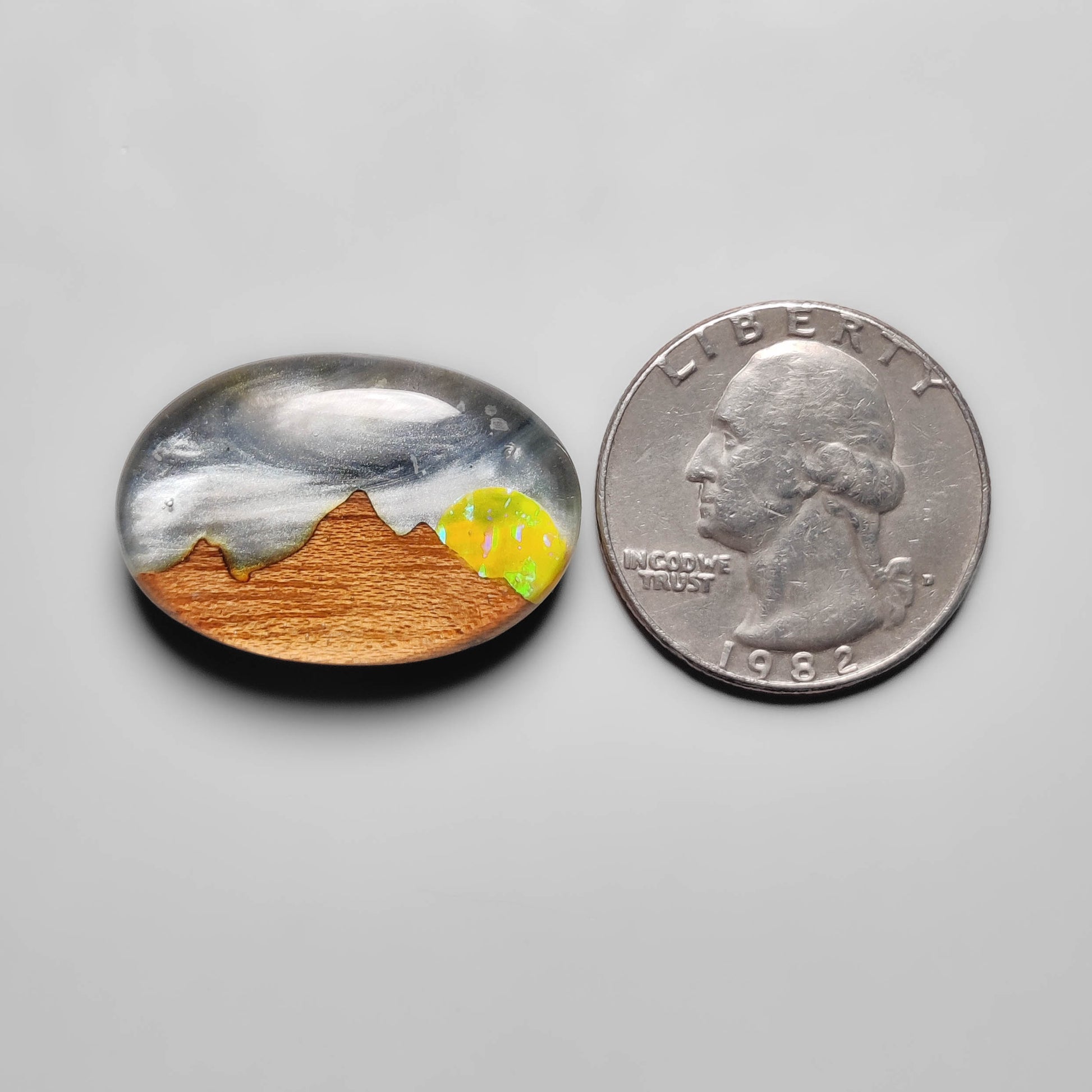 Aurora Opals|Mother Of Pearl|Maple Wood