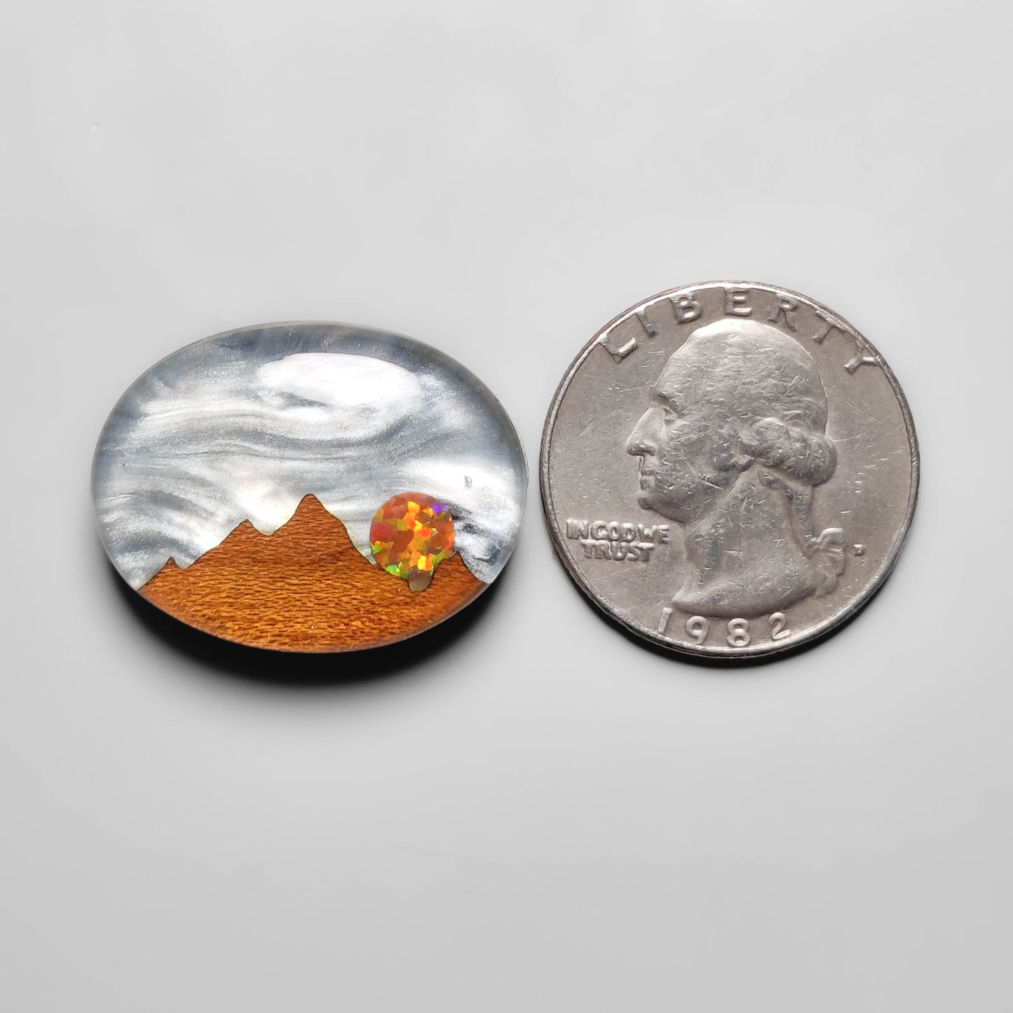 Aurora Opals|Mother Of Pearl|Maple Wood