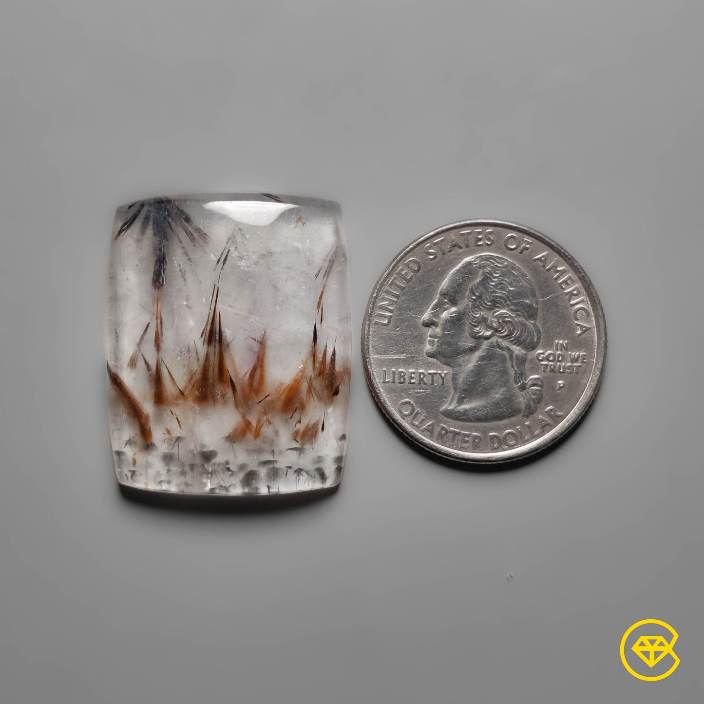 Cacoxenite|Quartz
