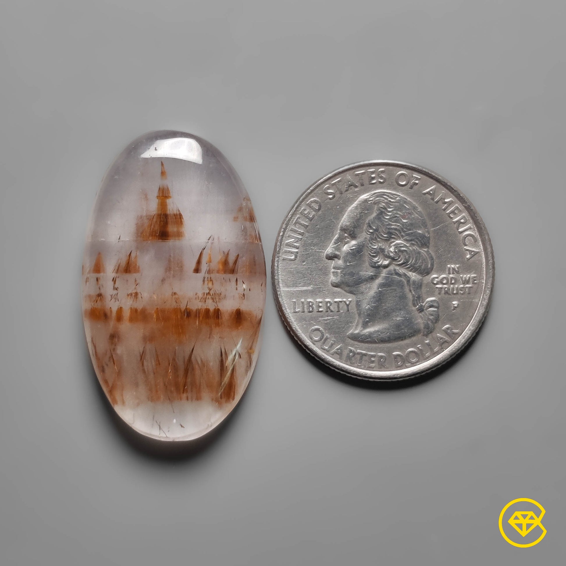 Cacoxenite|Quartz