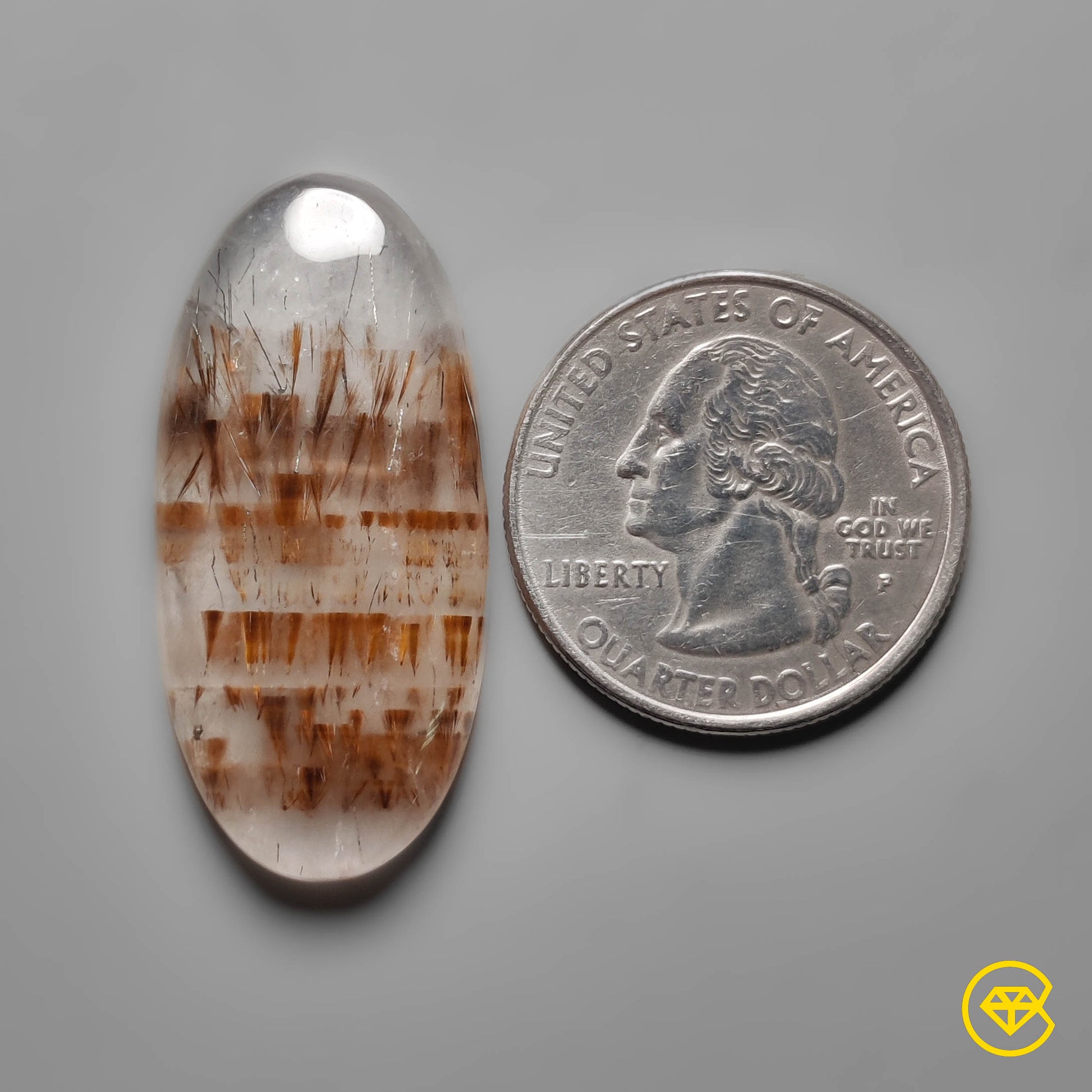 Cacoxenite|Quartz