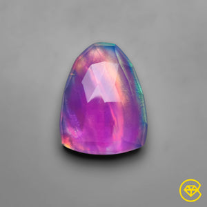 Rose Cut Aurora Opal Doublet