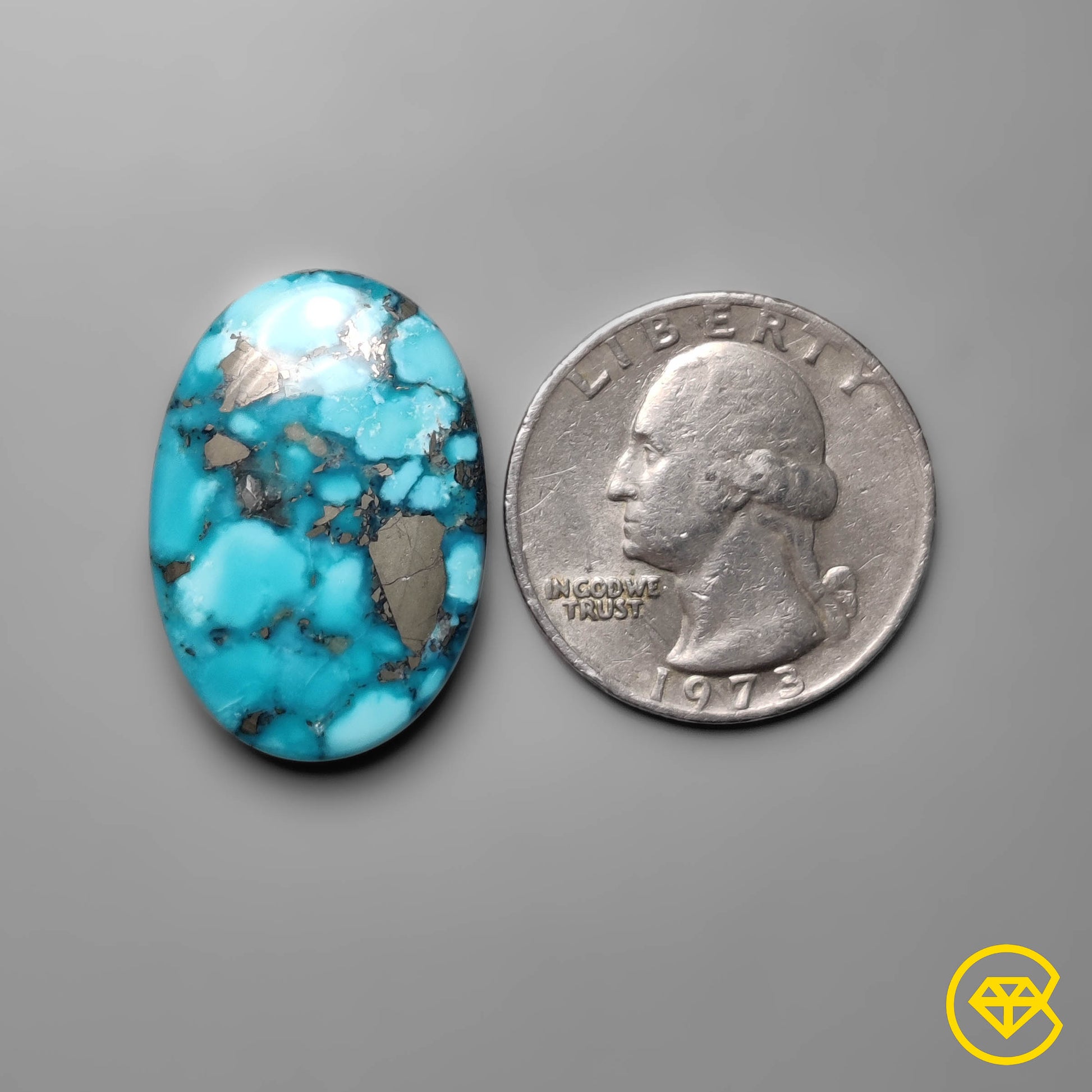 Pyrite|Turquoise