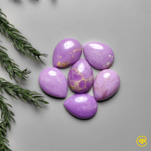 16X12 mm Phosphosiderite Calibrated Cabochons Lot