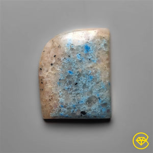 Cavansite in Quartz Cabochon